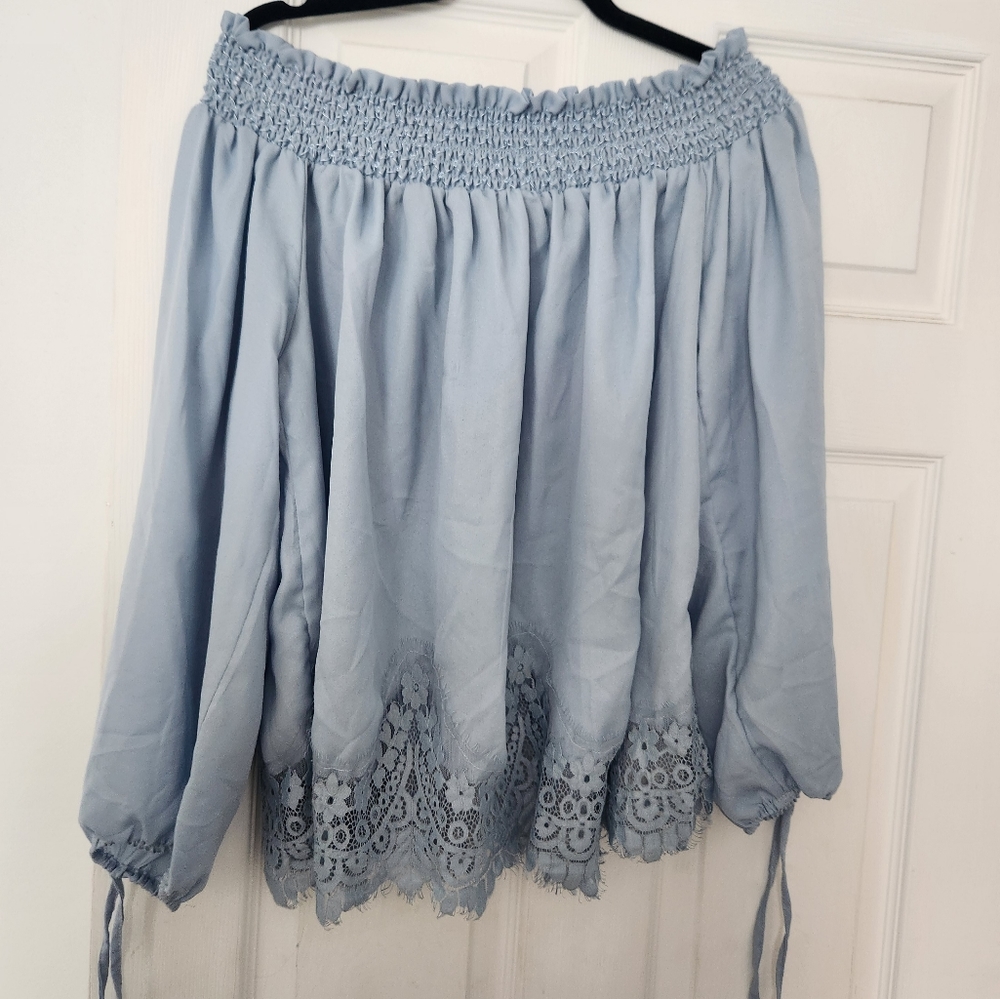 Off the shoulder blouse